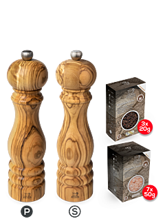 Paris Oliven Gaveæske, 22 cm - Peugeot Saveurs